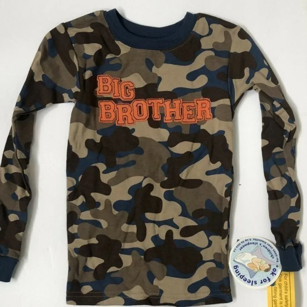 Carters Baby Boy Toddler Pajamas 4T Big Brother